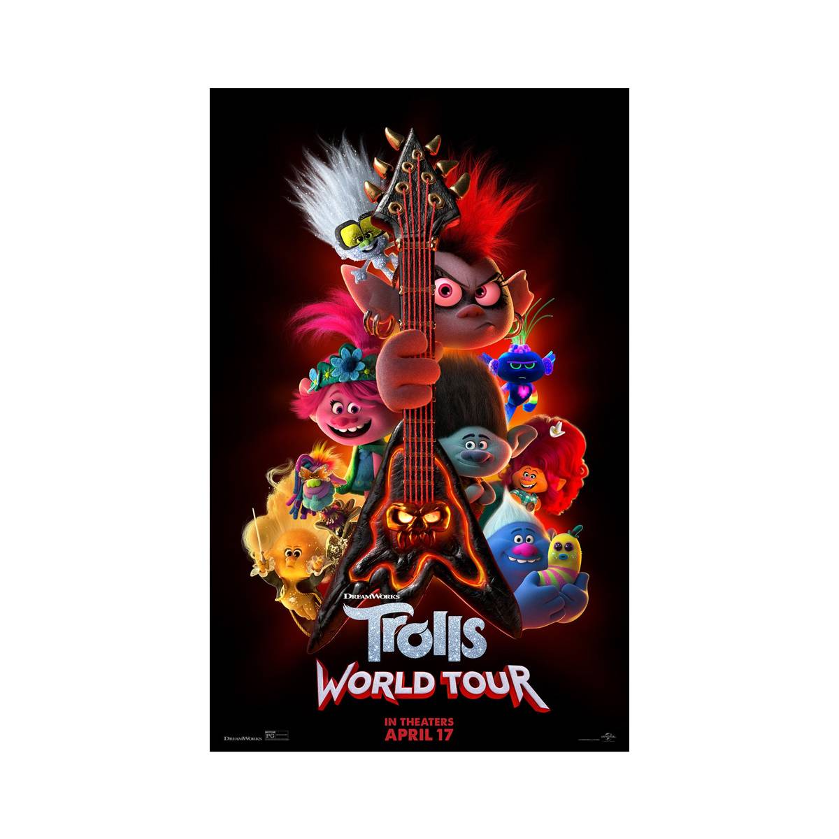 Trolls World Tour 2020 Movie Ver. 1 - Poster | Canvas Wall Art Print