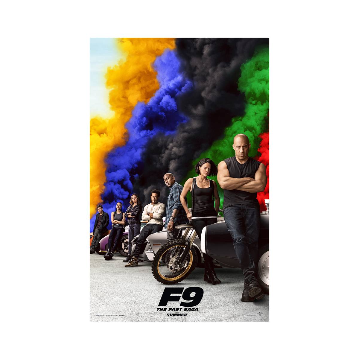 Fast &amp;Amp; Furious 9 2020 Movie Ver. 1 - Poster | Canvas Wall Art Print