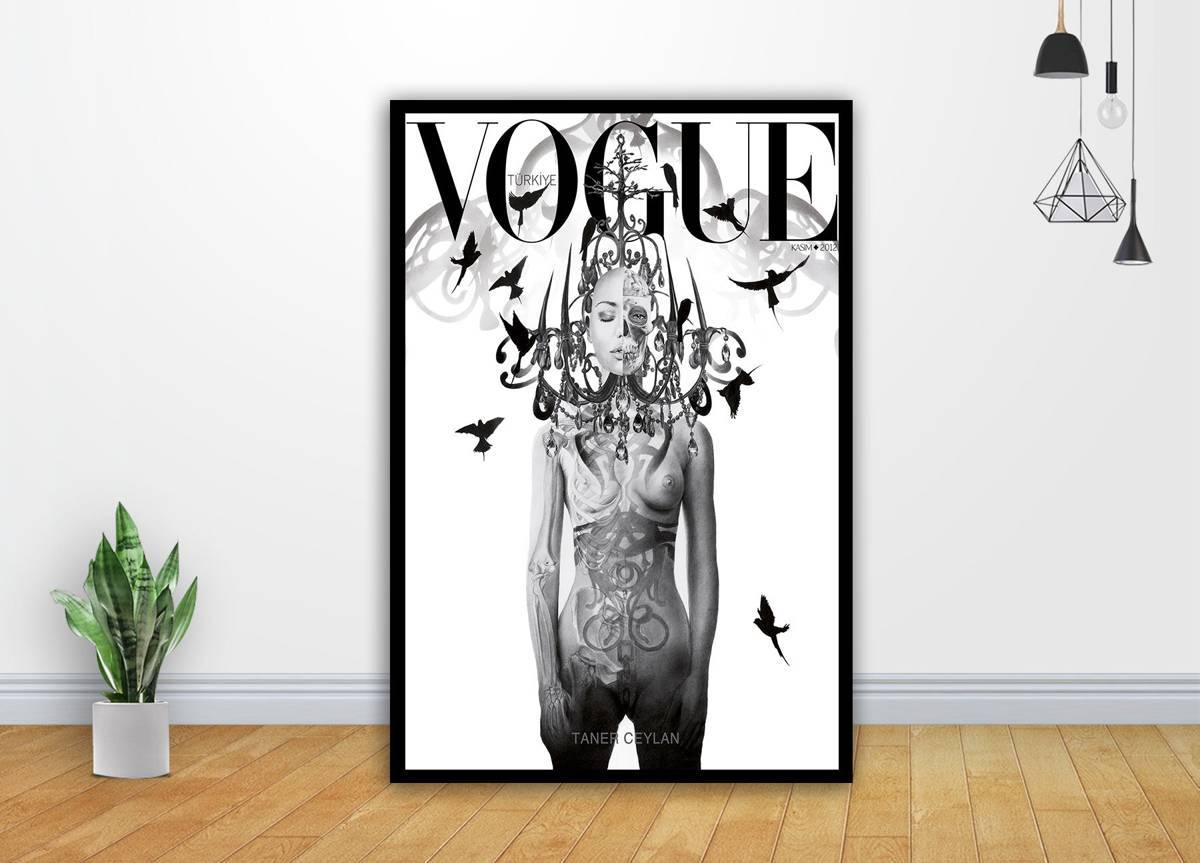 Vogue Black White Art - Poster | Canvas Wall Art Print