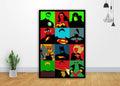 Justice League Super Hero Retro Comic Art - Poster | Canvas Wall Art Print