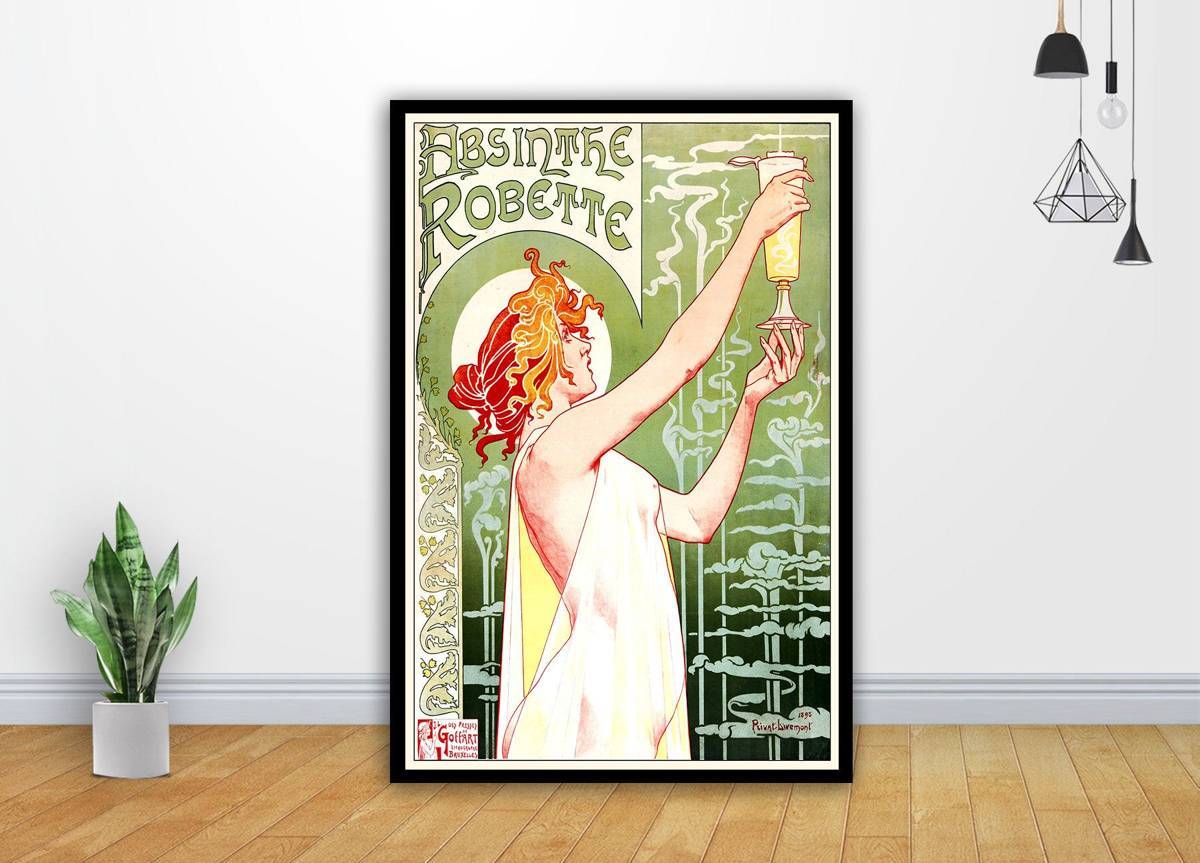 Vintage Poster Painting Absinthe Art - Poster | Canvas Wall Art Print