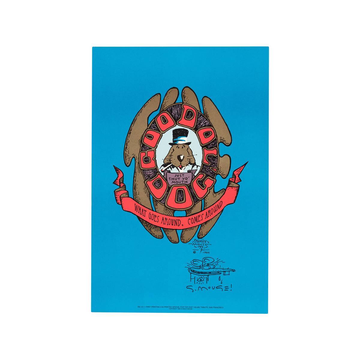 The Chet Helms Tribute 1994 By Stanley Mouse - Poster | Canvas Wall Art Print