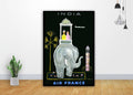1956 Air France Inde Art - Poster | Canvas Wall Art Print