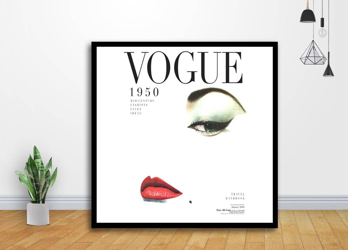 Marilyn Monroe Vogue Cover 1950 Art - Poster | Canvas Wall Art Print