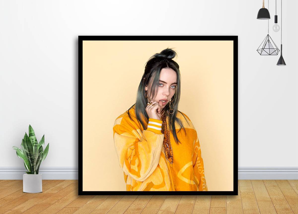 Billie Eilish Singer Star Art - Poster | Canvas Wall Art Print