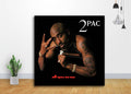Tupac Shakur 2Pac Music Album Cover Art - Poster | Canvas Wall Art Print