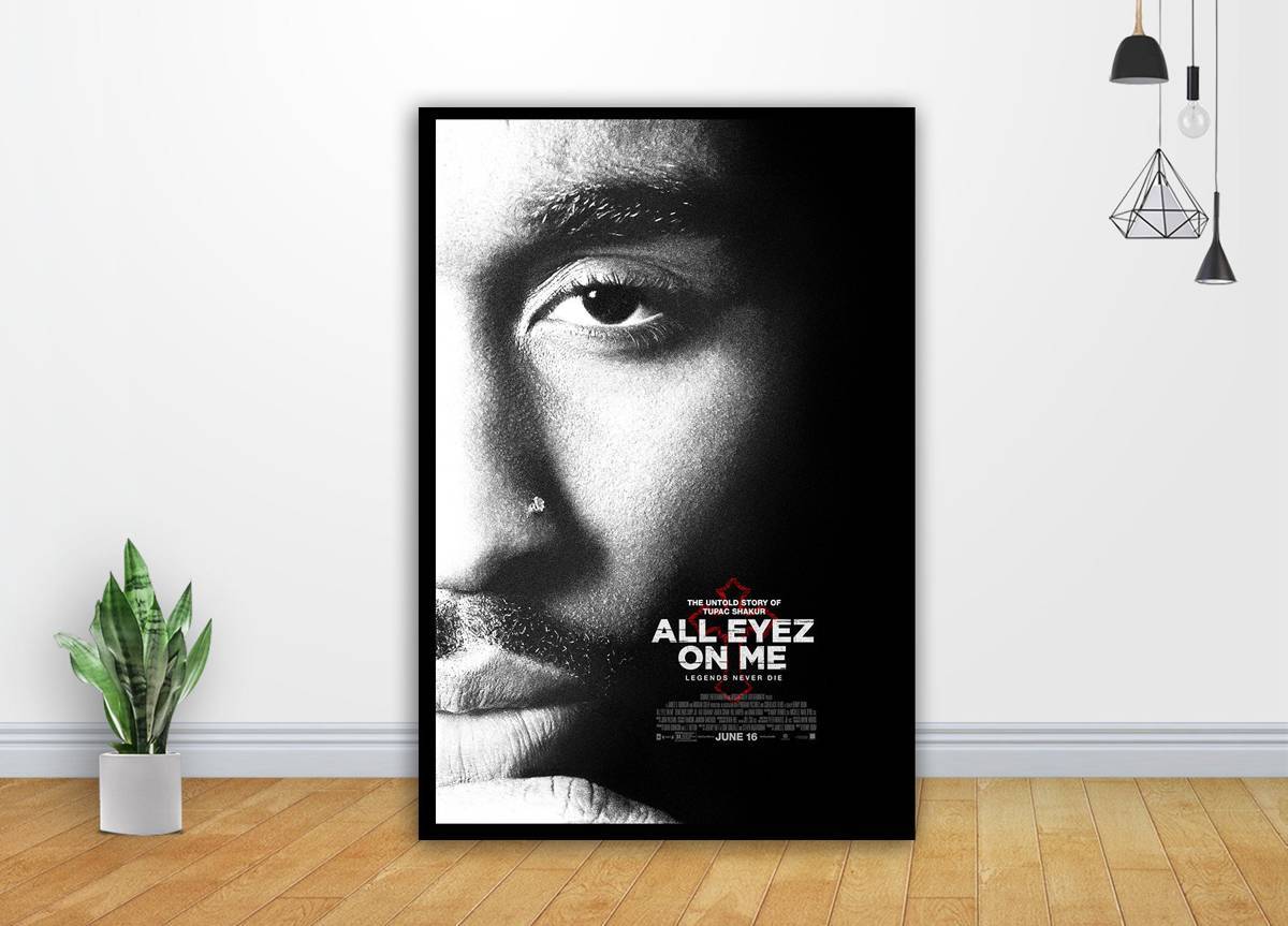 Tupac Shakur All Eyez On Me Movie Art - Poster | Canvas Wall Art Print