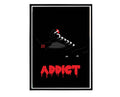 Sneaker Addict Poster, Hypebeast Poster, Hip Hop Poster, Urban Wall Art, Streetwear Wall Art, Music Posters - Poster | Canvas Wall Art Print