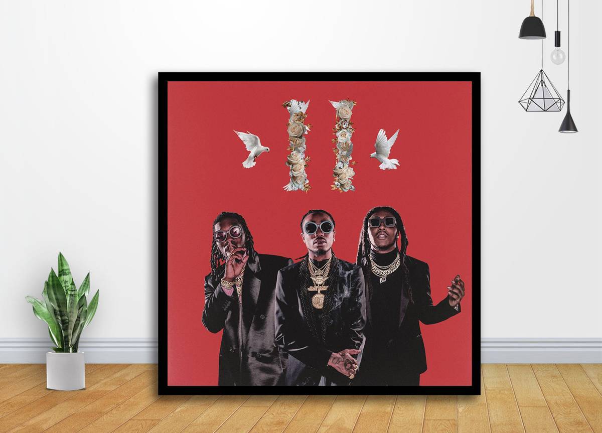 Migos Culture Ii Drake Walk It Talk It Music Album Cover Art - Poster | Canvas Wall Art Print