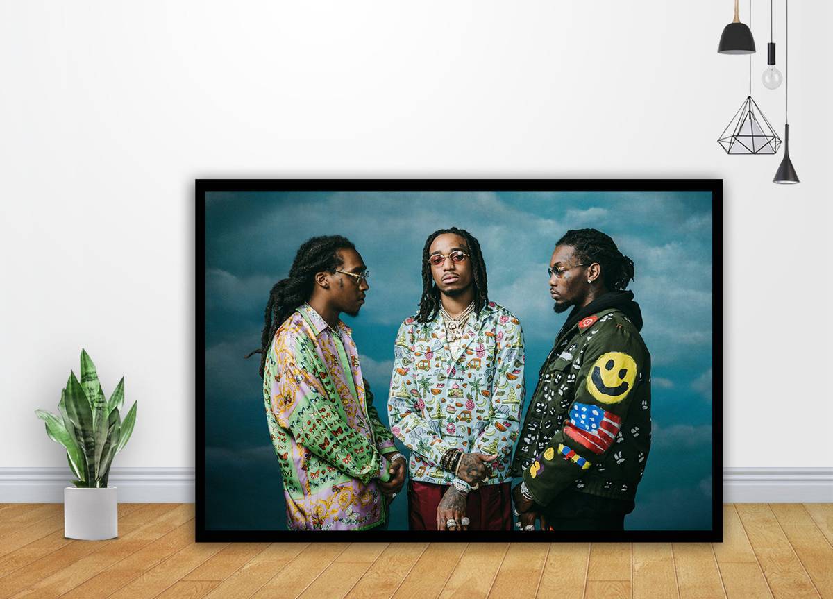 Migos Culture Ii Drake Walk It Talk It Music Album Cover Art - Poster | Canvas Wall Art Print