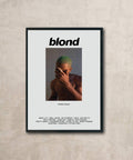 Frank Ocean Blond Album Artwork + Tracklist - Poster | Canvas Wall Art Print