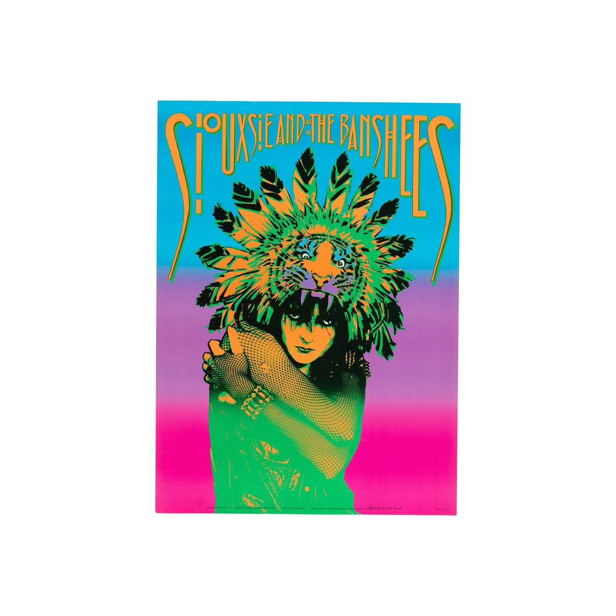Siouxsie And The Banshees 1986 Concert - Poster | Canvas Wall Art Print
