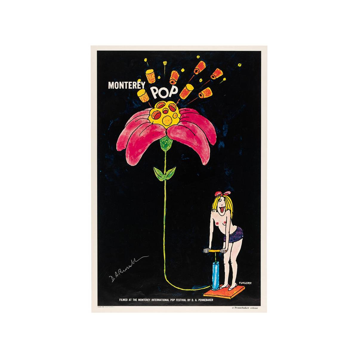 Monterey Pop 1968 Movie Ver. 1 - Poster | Canvas Wall Art Print