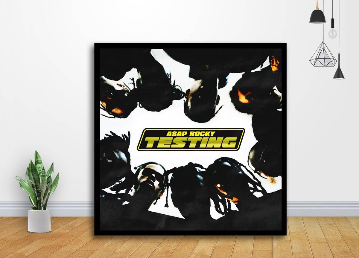 Asap Rocky Testing Music Album Cover Art - Poster | Canvas Wall Art Print