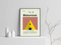 Midsommar Mid-Century Modern Inspired Print - Poster | Canvas Wall Art Print