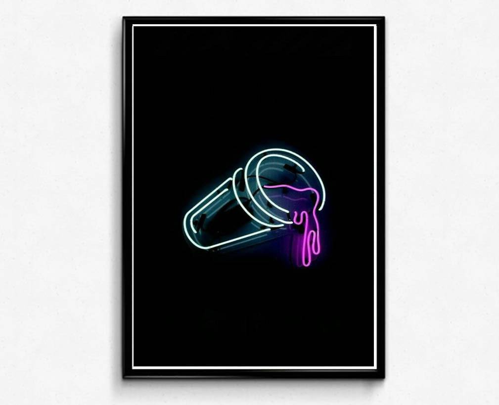 Neon Drank Poster, Sneaker Poster, Hypebeast Poster, Urban Wall Art, Graffiti Wall Art, Streetwear Posters, Sneaker Art - Poster | Canvas Wall Art Print