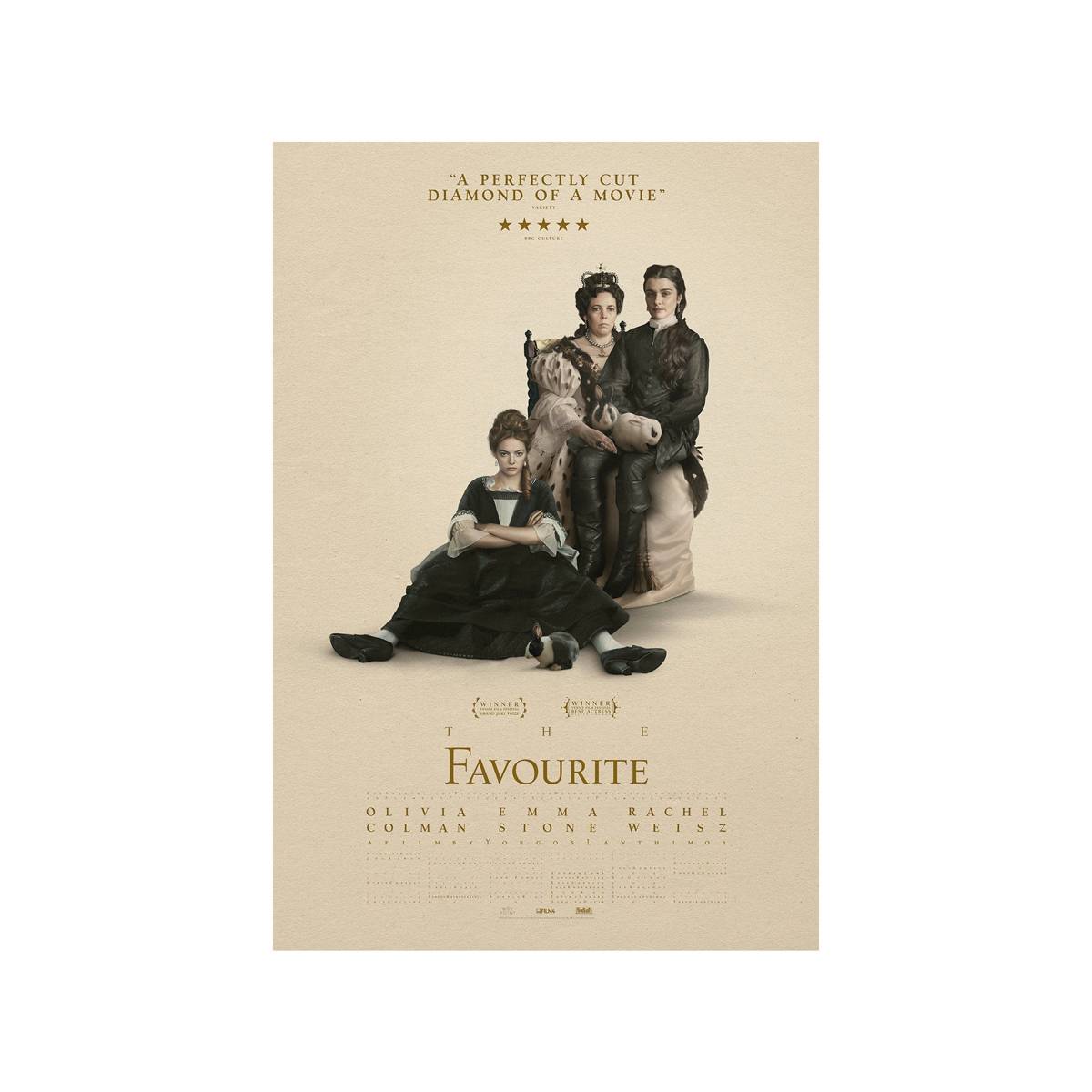 The Favourite 2018 Movie Ver. 1 - Poster | Canvas Wall Art Print