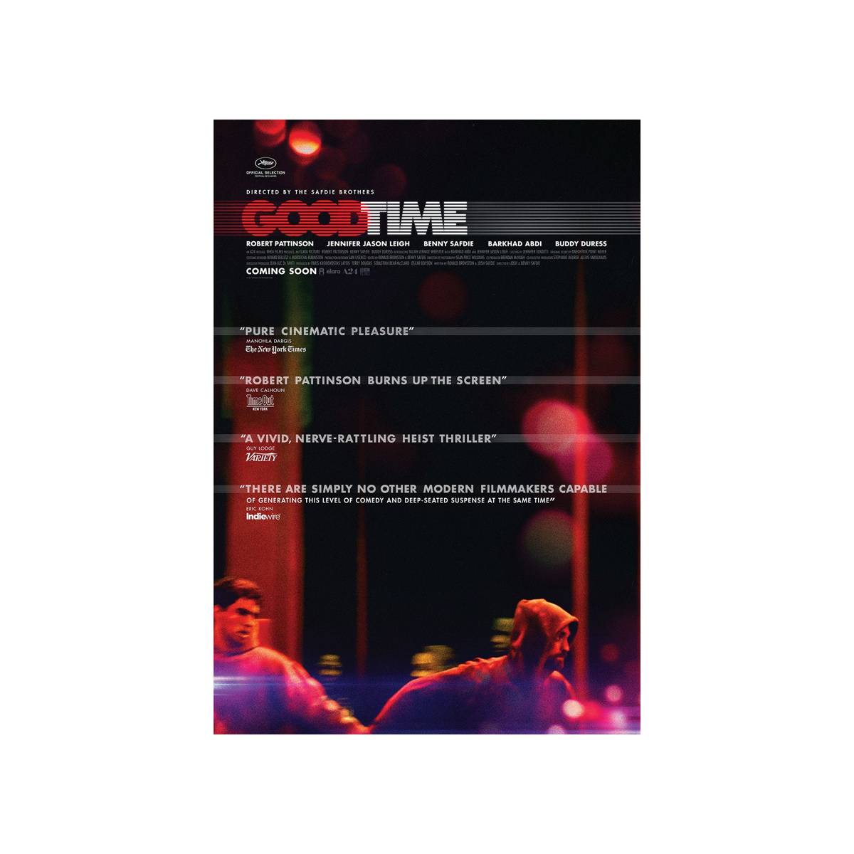 Good Time 2017 Movie Ver. 2 - Poster | Canvas Wall Art Print