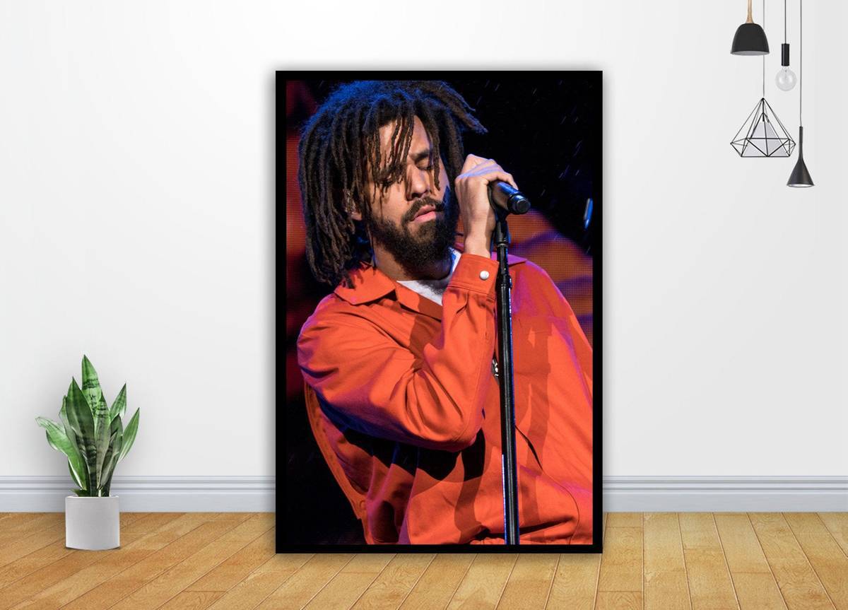 J. Cole Art - Poster | Canvas Wall Art Print