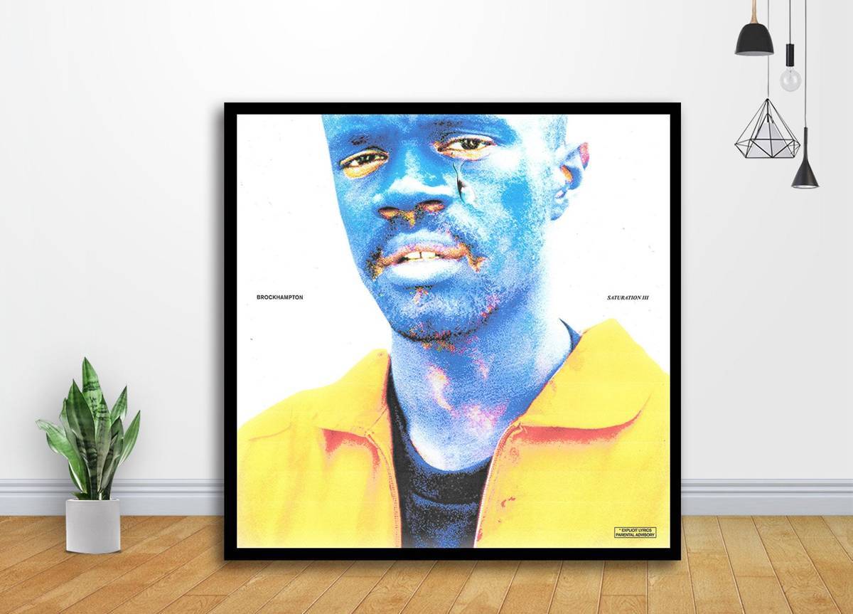 Brockhampton Saturation Ii 2017 Music Album Cover Art - Poster | Canvas Wall Art Print