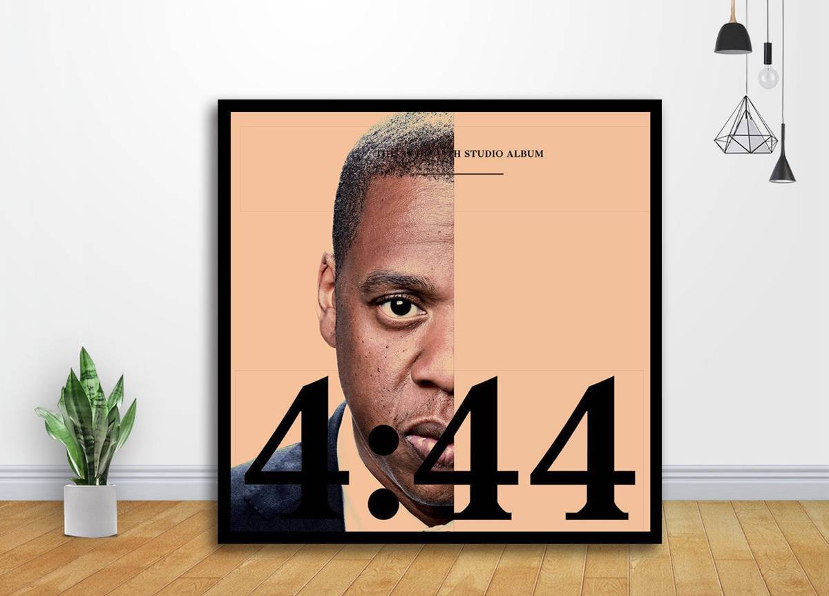 Jay Z-4?44 Music Album Cover Art - Poster | Canvas Wall Art Print