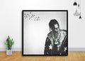 Travis Scott - Birds In The Trap Sing Mcknight Music Album Cover Art - Poster | Canvas Wall Art Print