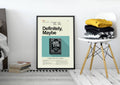 Definitely, Maybe Mid-Century Modern Inspired Print - Poster | Canvas Wall Art Print