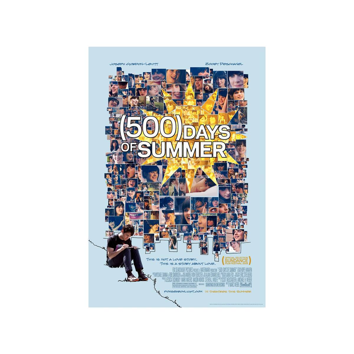 500 Days Of Summer 2009 Movie Ver. 1 - Poster | Canvas Wall Art Print