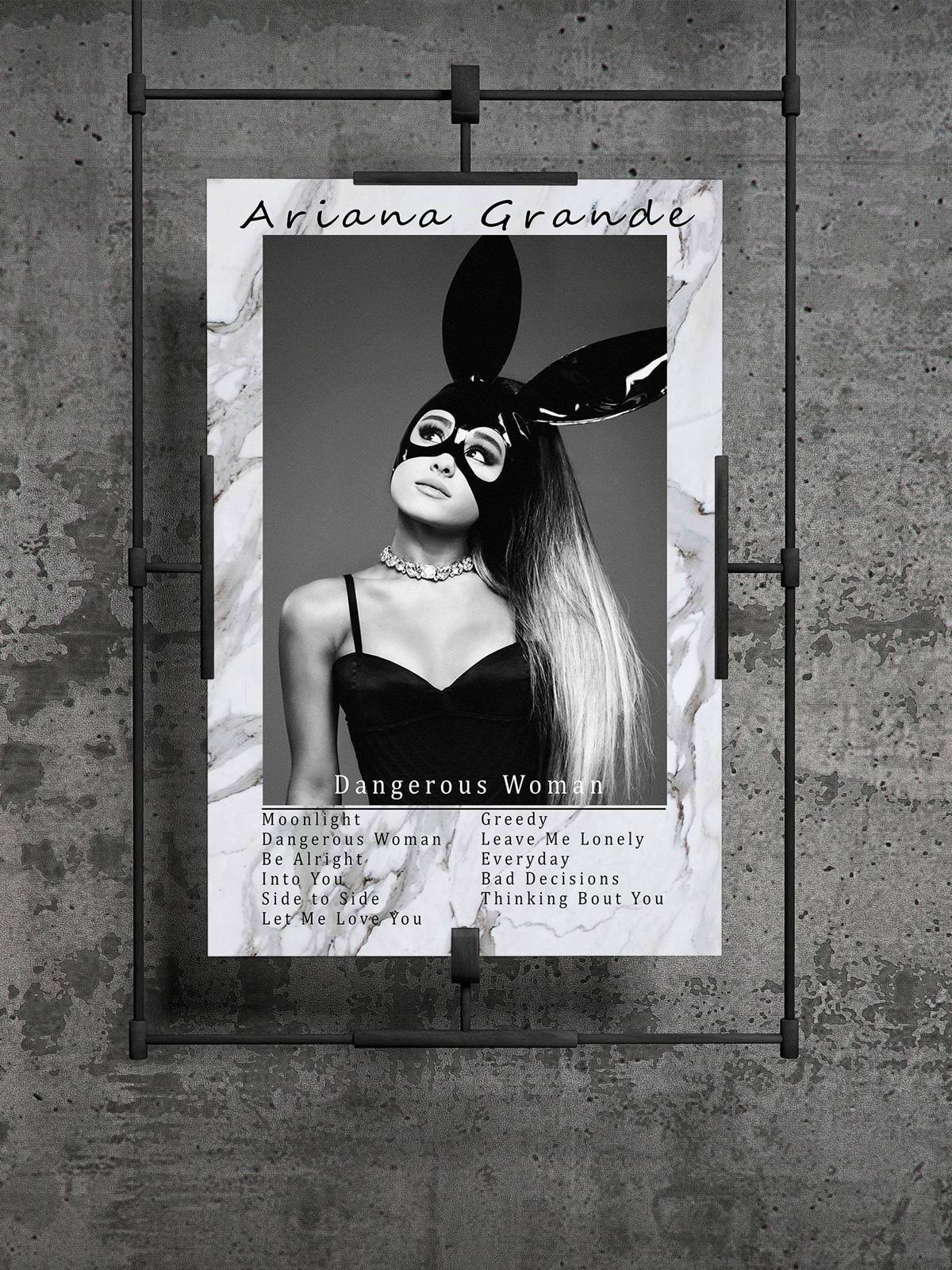 Ariana Grande, Canvas Wall Art Pop Culture - Poster | Canvas Wall Art Print