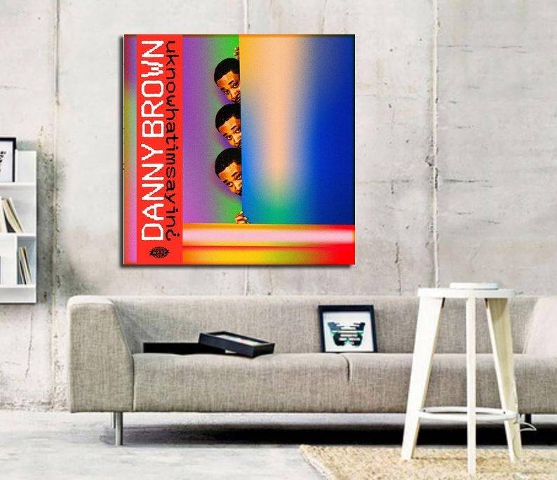 Danny Brown Uknowhatimsayin Vinyl Album Art Print - Poster | Canvas Wall Art Print