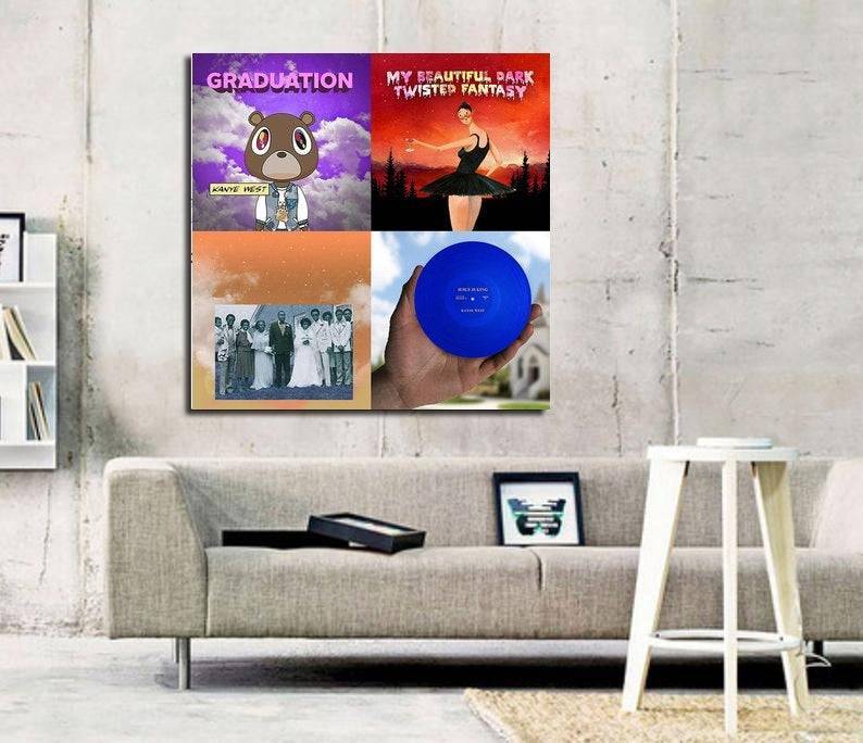 Kanye West Album Art Print - Poster | Canvas Wall Art Print