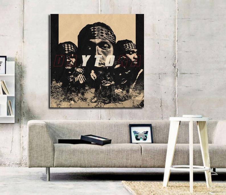 Pusha T Daytona Album Art Print - Poster | Canvas Wall Art Print