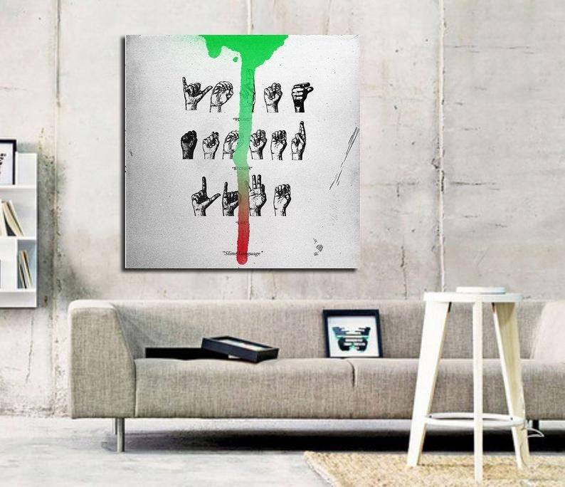 Young Thug Slime Language Album Art Print - Poster | Canvas Wall Art Print
