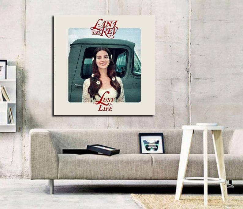 Lana Del Rey Lust For Life 2017 Album Art Print - Poster | Canvas Wall Art Print