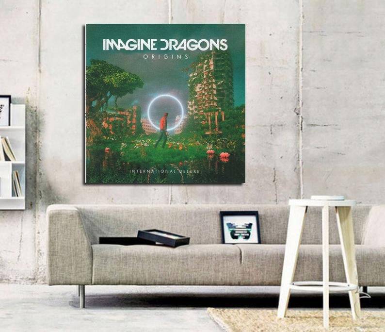 Imagine Dragons Origins 2018 Album Art Print - Poster | Canvas Wall Art Print
