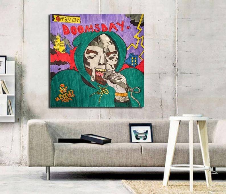Mf Doom Album Art Print - Poster | Canvas Wall Art Print