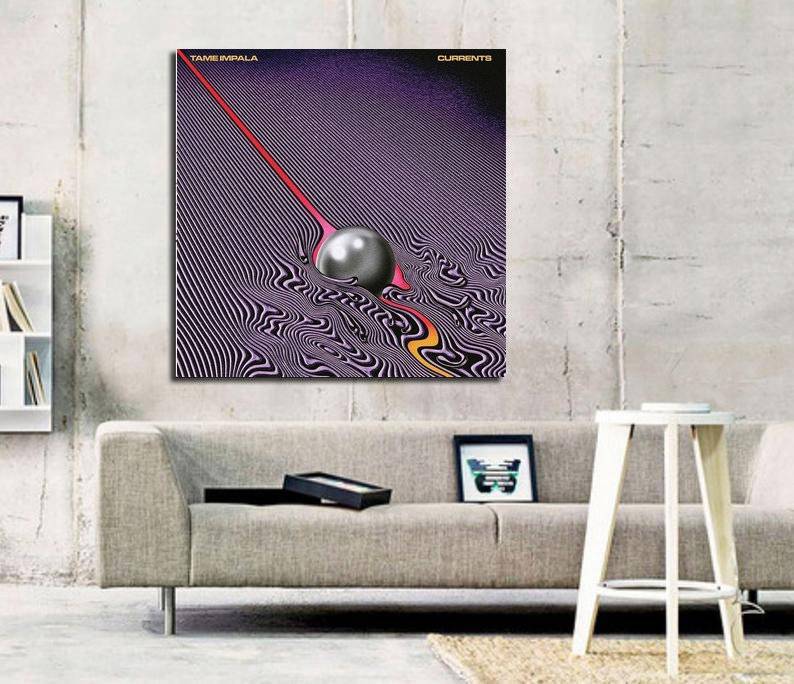 Tame Impala Psychedelic Rock Currents Album Art Print - Poster | Canvas Wall Art Print
