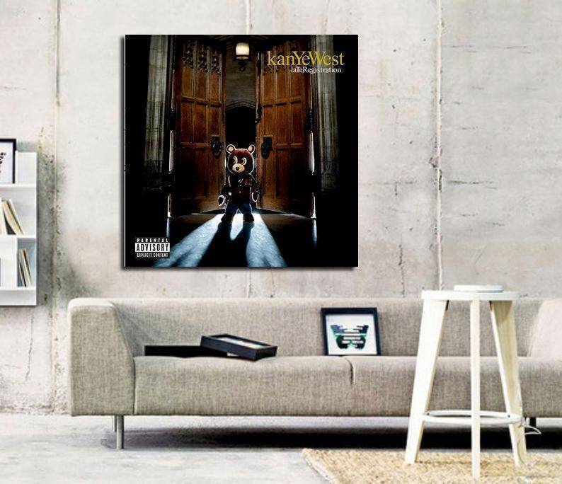 Kanye West Late Registration Album Art Print - Poster | Canvas Wall Art Print