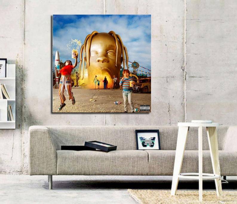 Travis Scott Astroworld Album Art Print - Poster | Canvas Wall Art Print