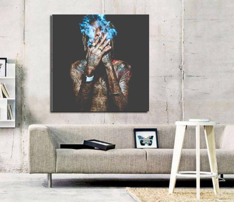 Wiz Khalifa Fucc Day Album Art Print - Poster | Canvas Wall Art Print