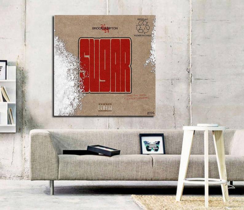 Brockhampton Sugar Album Art Print - Poster | Canvas Wall Art Print