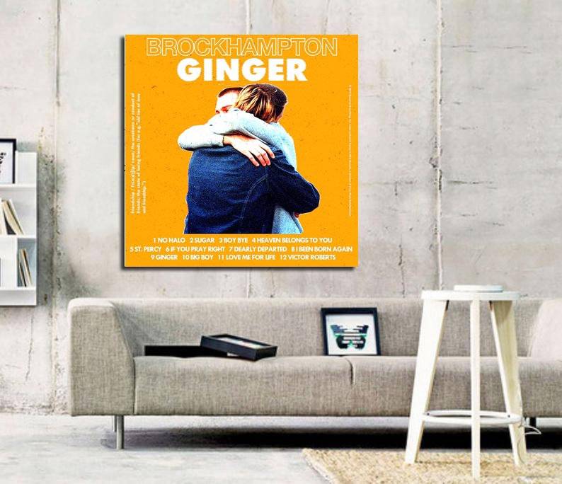 Brockhampton Ginger Album Art Print - Poster | Canvas Wall Art Print