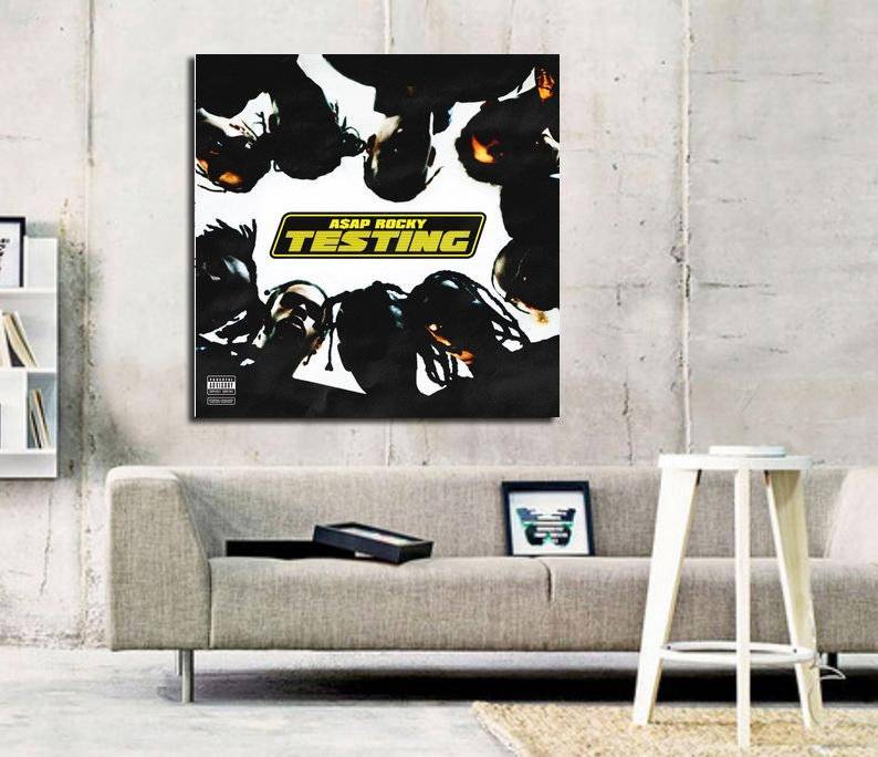 Asap Rocky Reveals Testing Album Art Print - Poster | Canvas Wall Art Print
