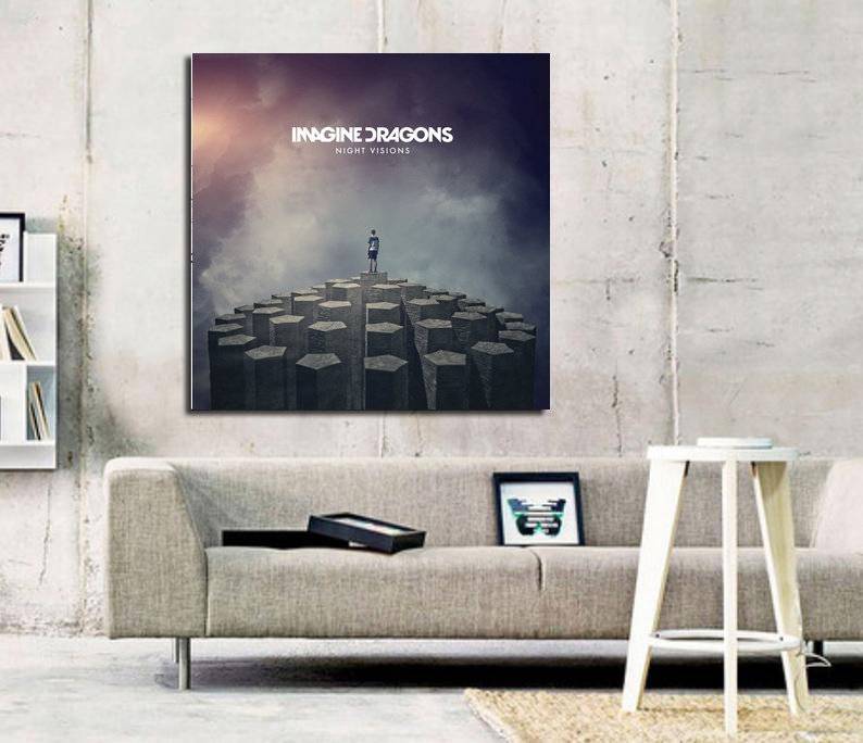 Imagine Dragons Night Visions Album Art Print - Poster | Canvas Wall Art Print