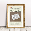 The Newsies Mid-Century Modern Inspired Print - Poster | Canvas Wall Art Print