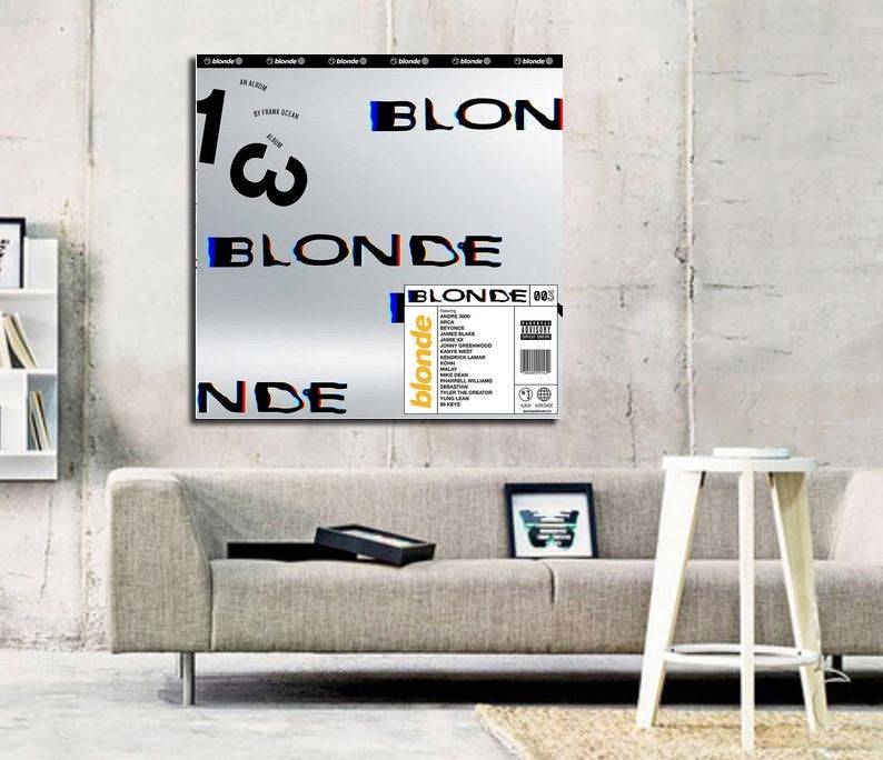 Frank Ocean Blonde 5 Album Art Print - Poster | Canvas Wall Art Print