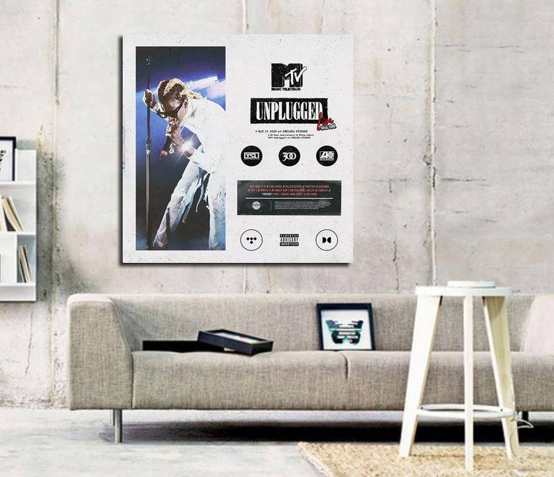 Young Thug Mtv Unplugged Album Art Print - Poster | Canvas Wall Art Print