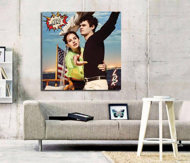Lana Del Rey Norman Fucking Rockwell Album Art Print - Poster | Canvas Wall Art Print