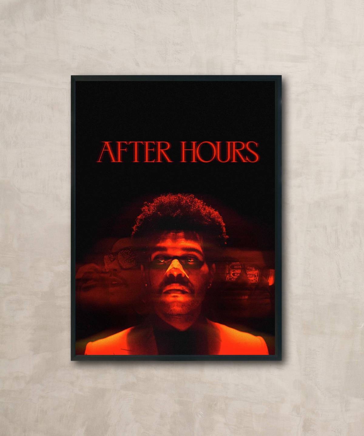 The Weeknd After Hours - Poster | Canvas Wall Art Print
