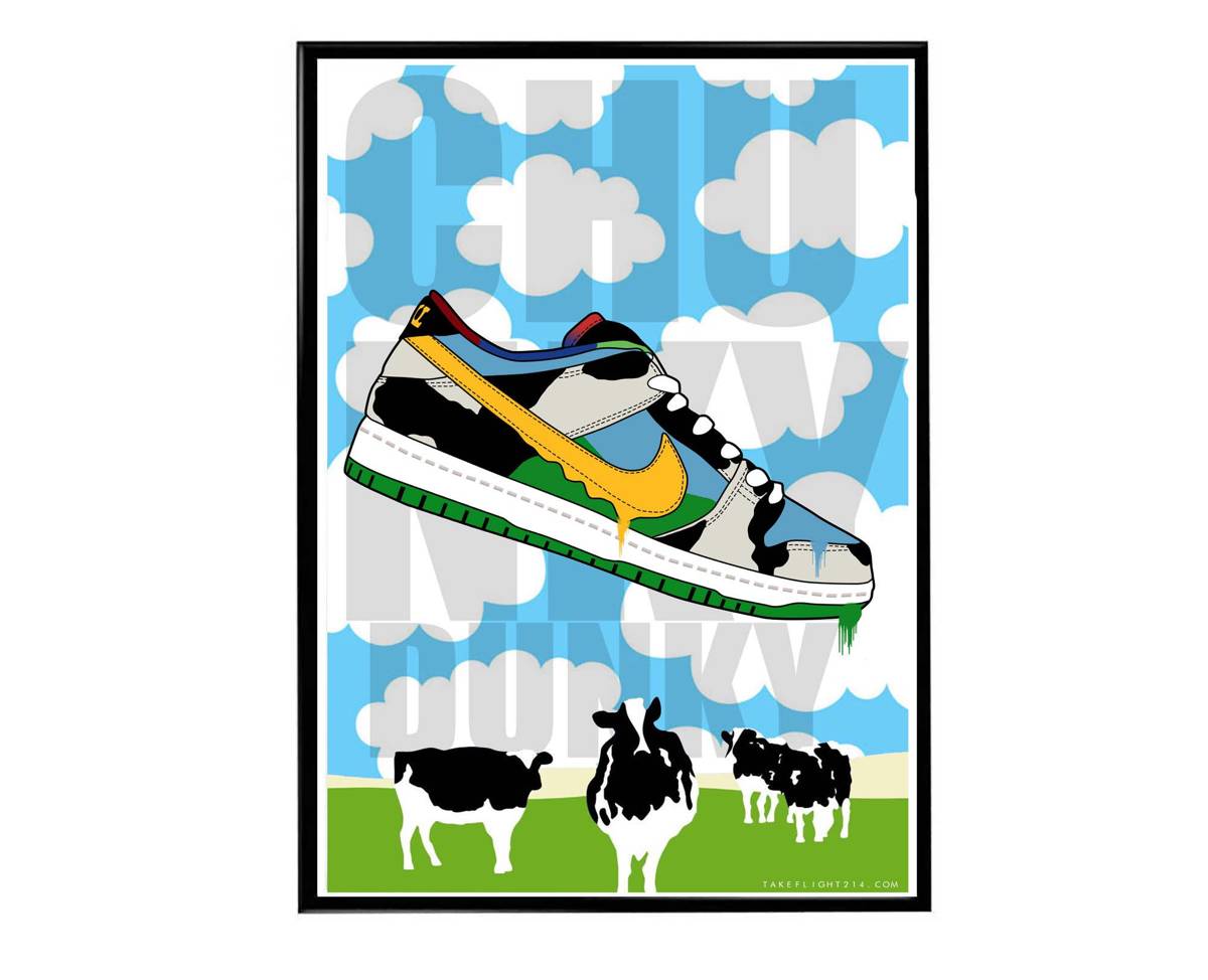 Chunky Sneaker Poster, Hypebeast Poster, Kicks Poster, Urban Wall Art, Graffiti Wall Art, Streetwear Posters, Sneaker Art - Poster | Canvas Wall Art Print